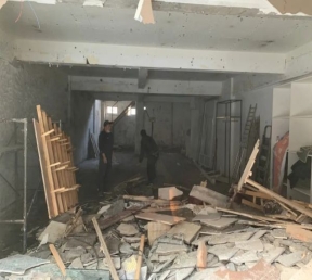 濟南長清區(qū)樓房拆除工程